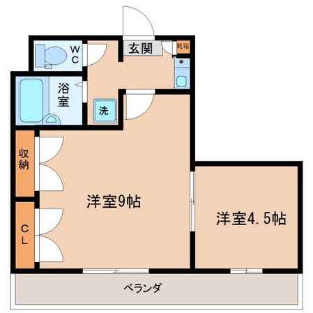 パレス窪新の物件間取画像